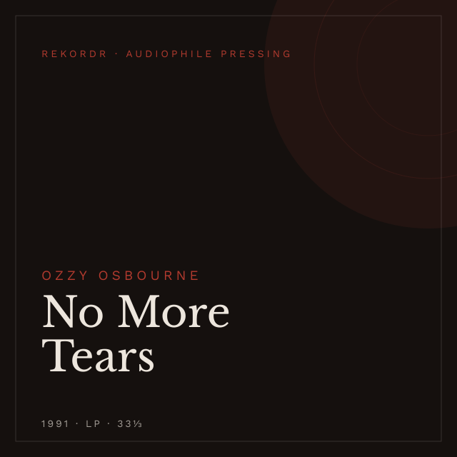 No More Tears