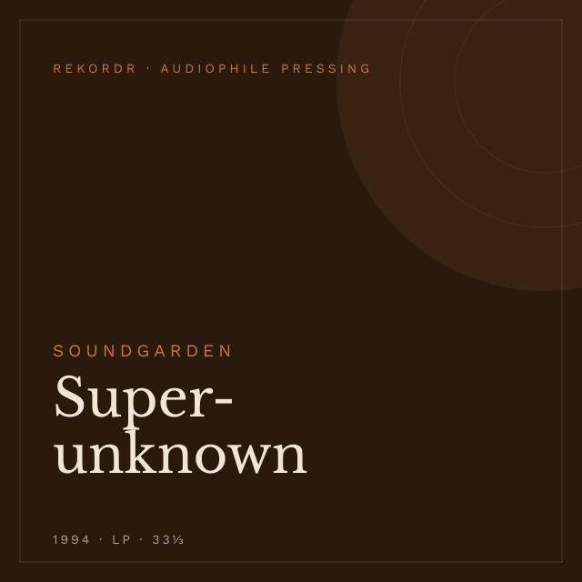 Superunknown